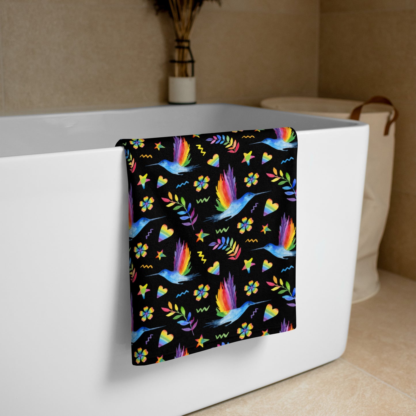 Pride Hummingbird BeachTowel