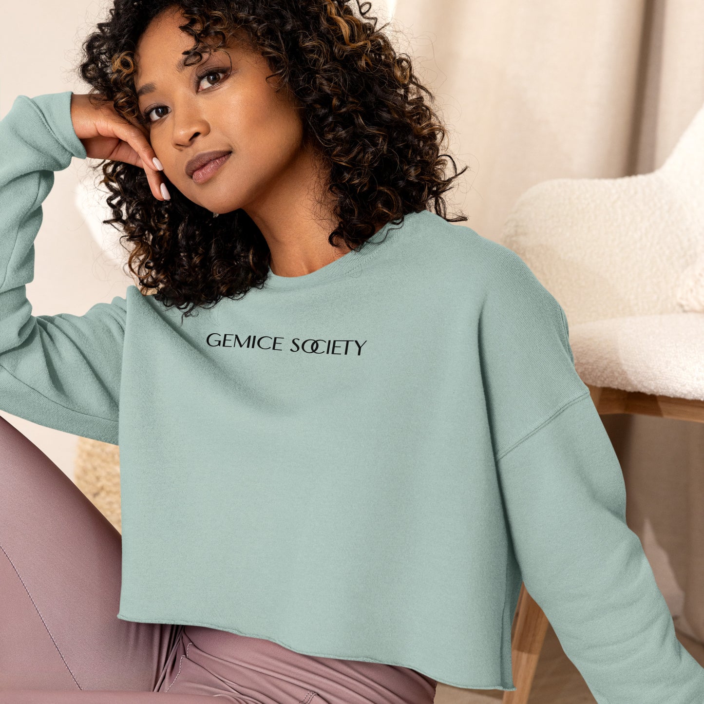 Gemice Society Crop Sweatshirt