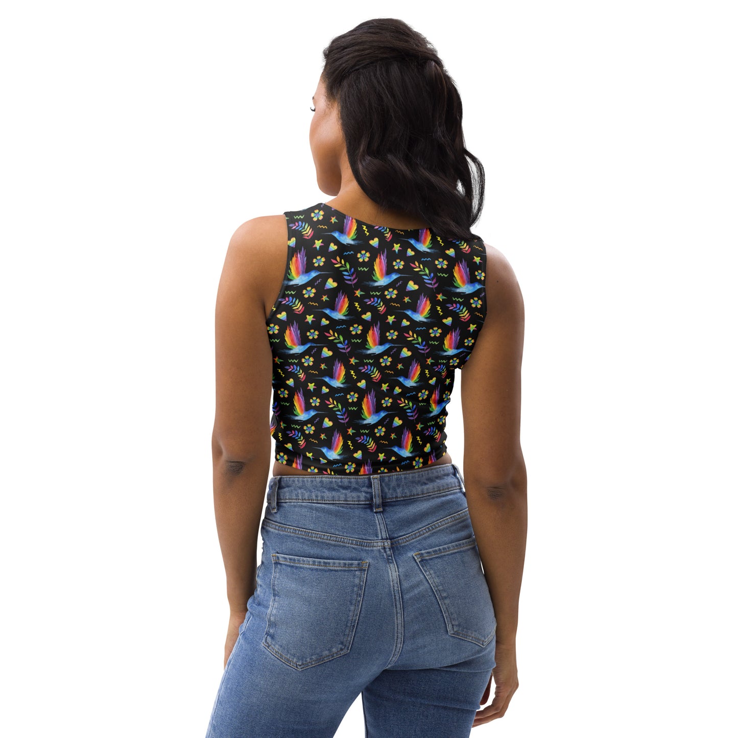 Pride Hummingbird Crop Top