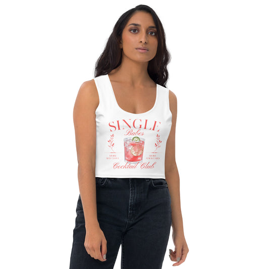 Single Babes Cocktail Club Crop Top