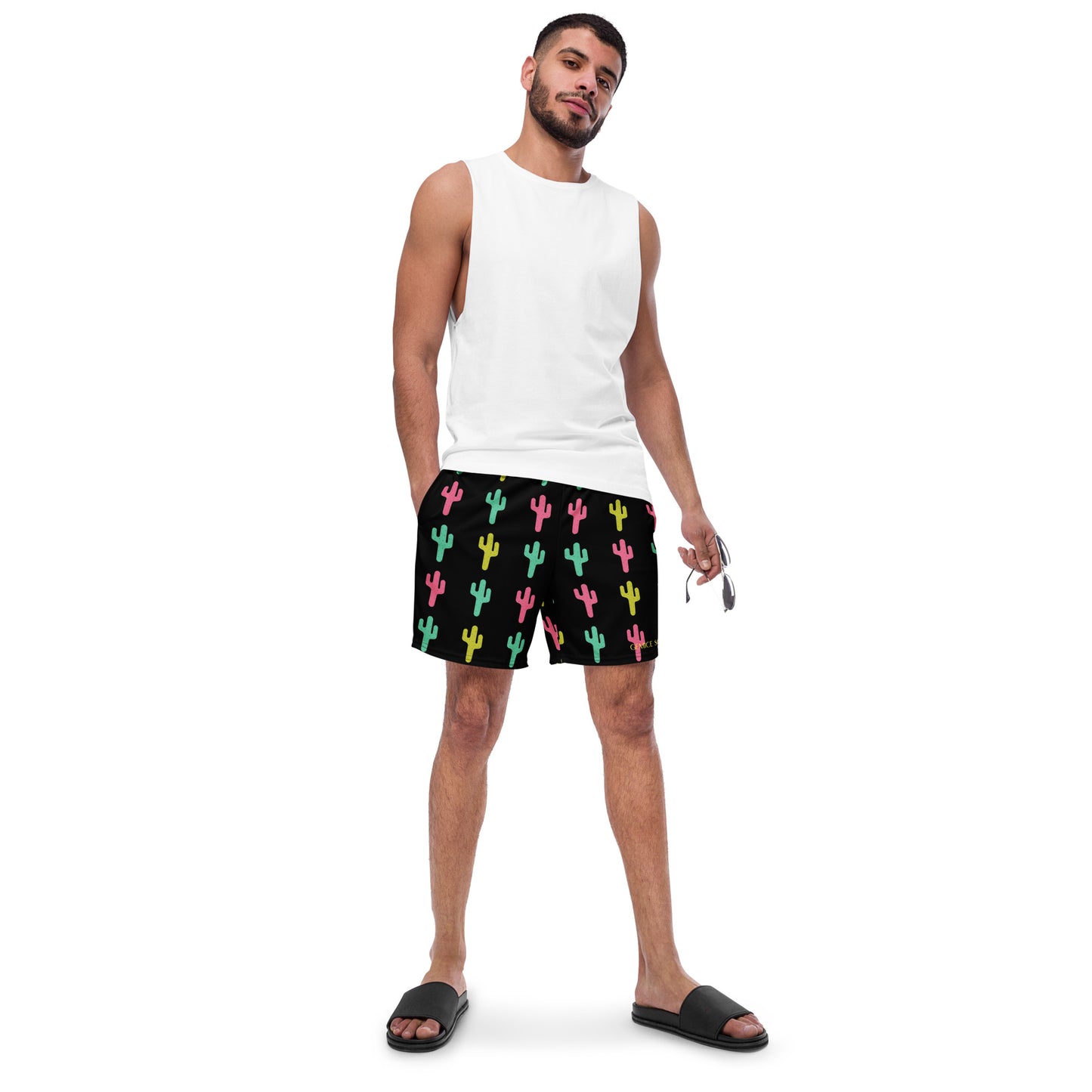 Neon Cactus Swim Shorts