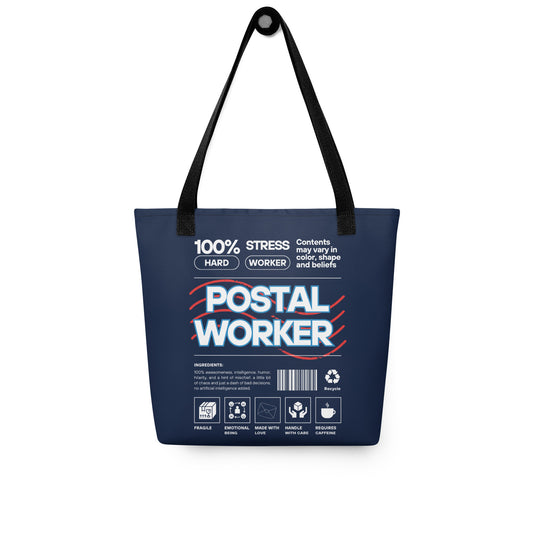 100% Postal Worker Tote bag