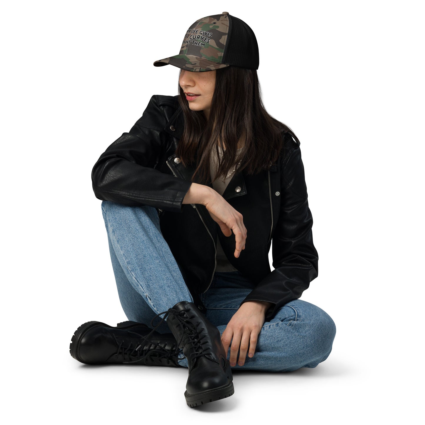 Curves Camo Trucker Hat