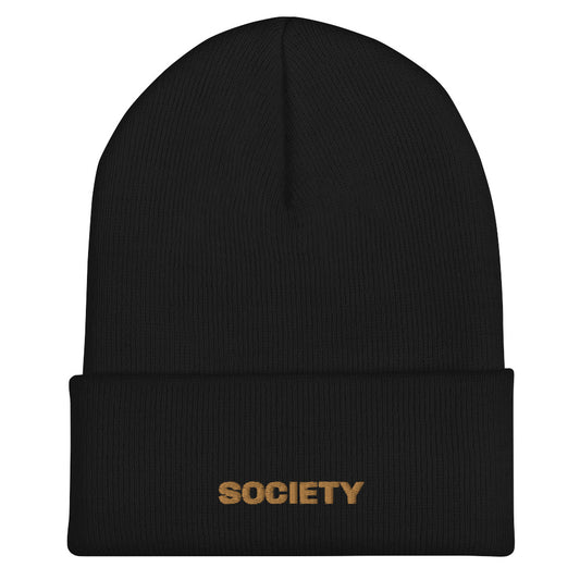 Society Embroidered Beanie