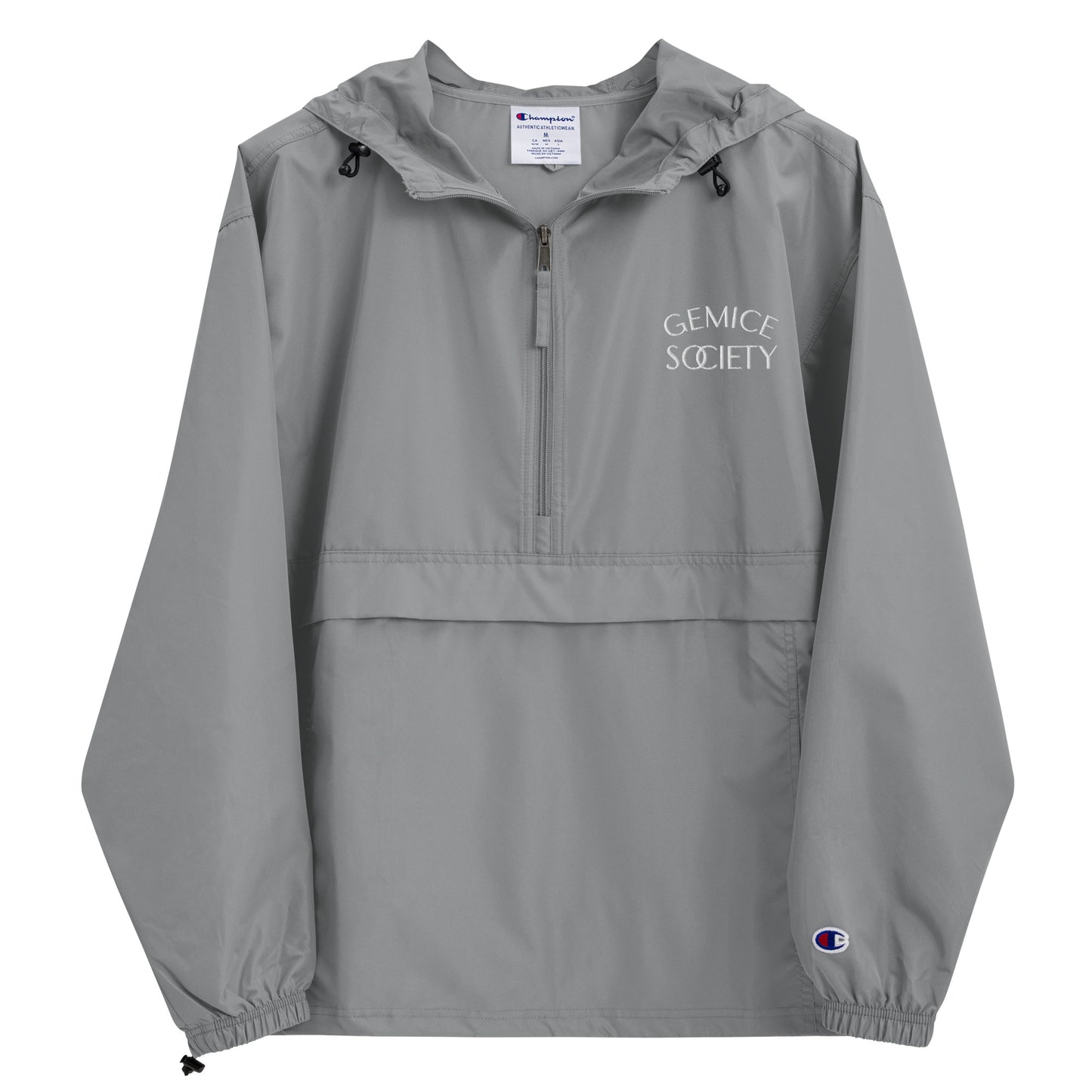 Gemice Society Embroidered Champion Packable Jacket