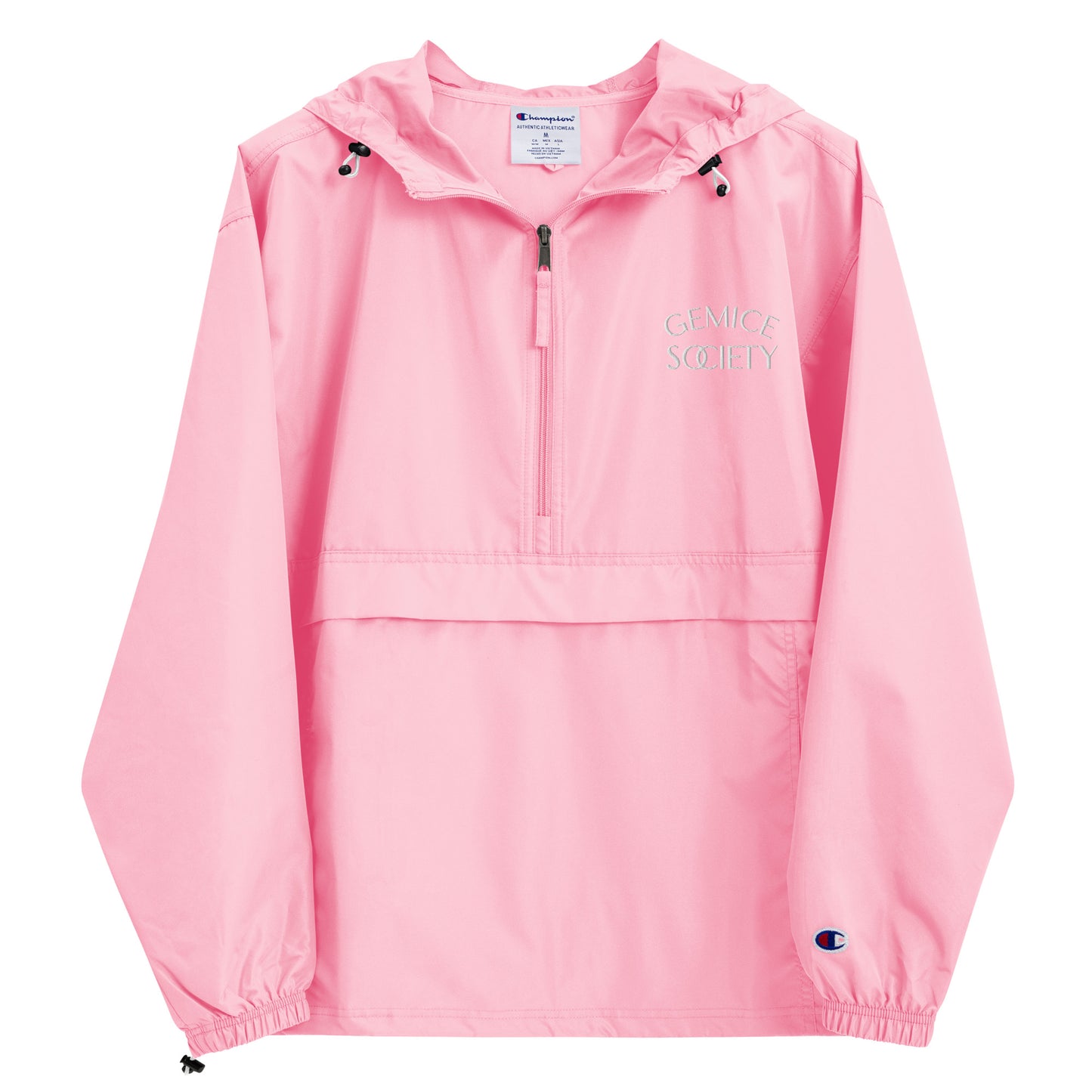 Gemice Society Embroidered Champion Packable Jacket