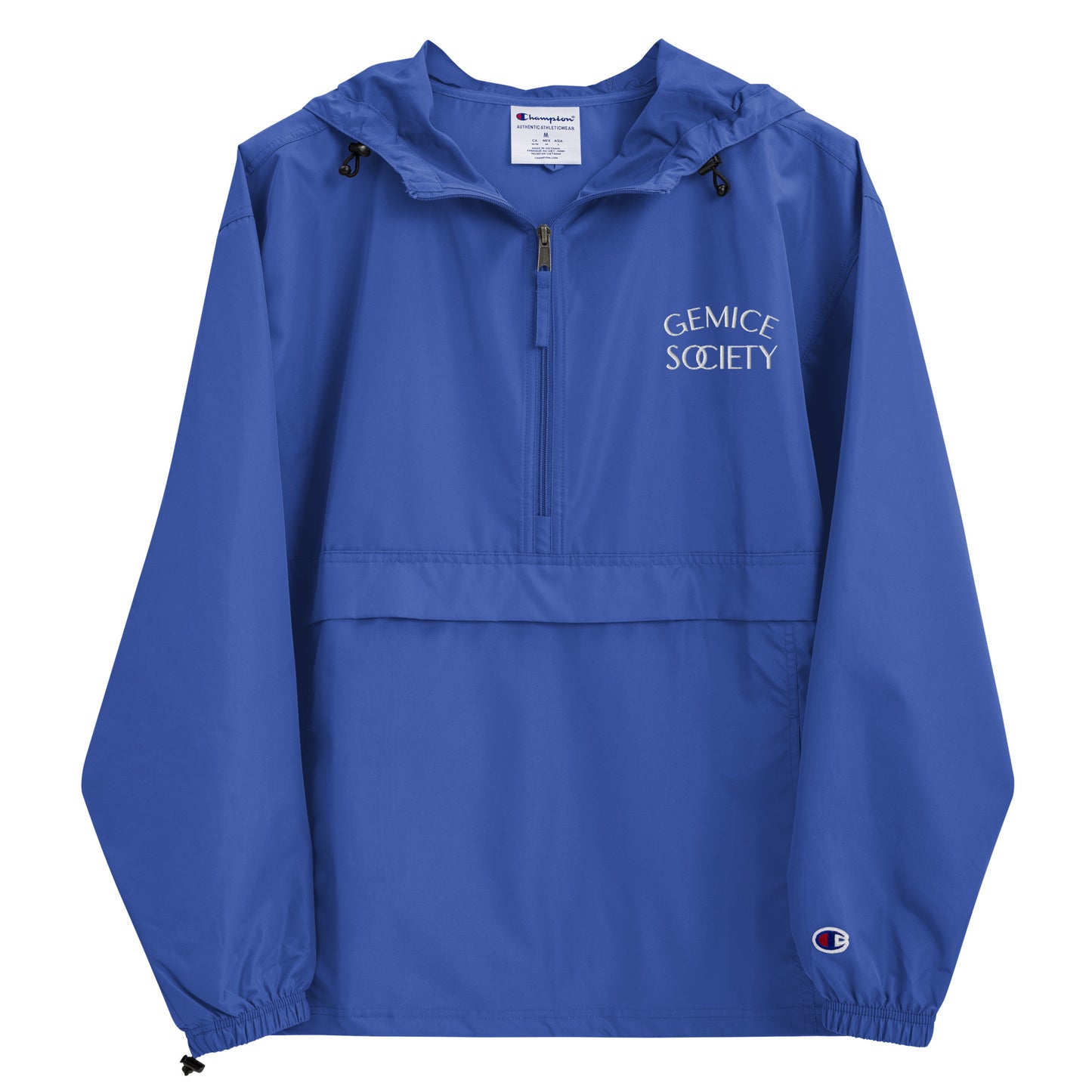 Gemice Society Embroidered Champion Packable Jacket