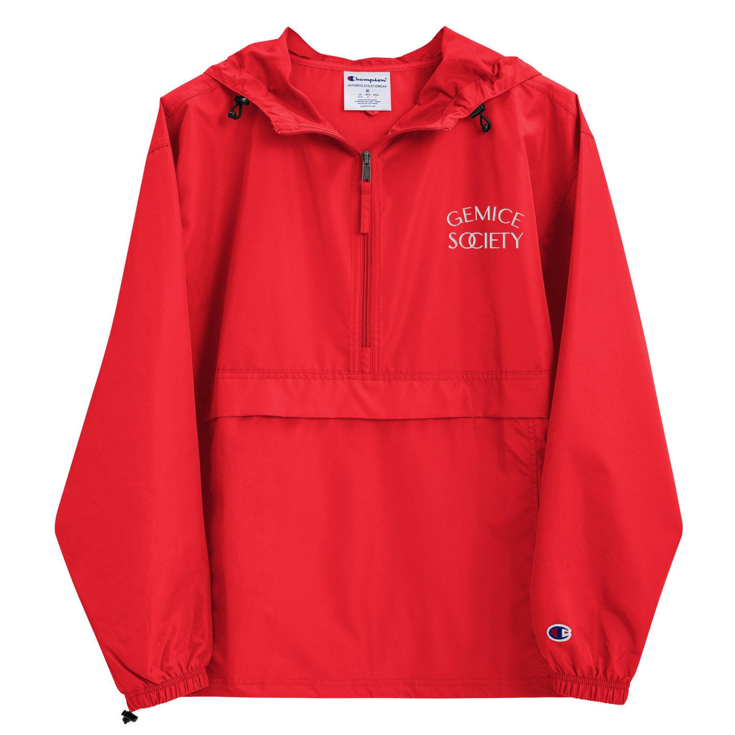 Gemice Society Embroidered Champion Packable Jacket