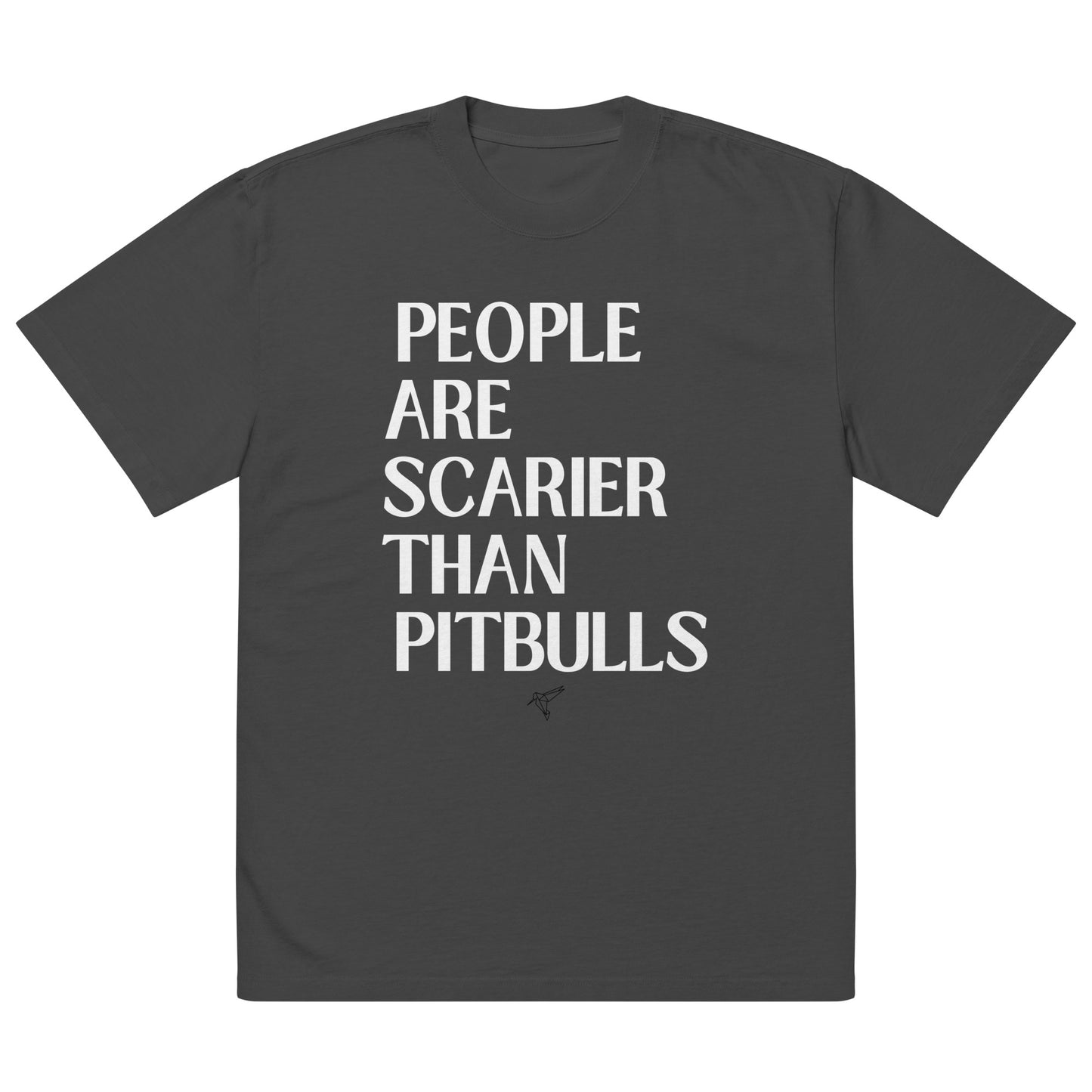 Pitbulls Oversized faded t-shirt