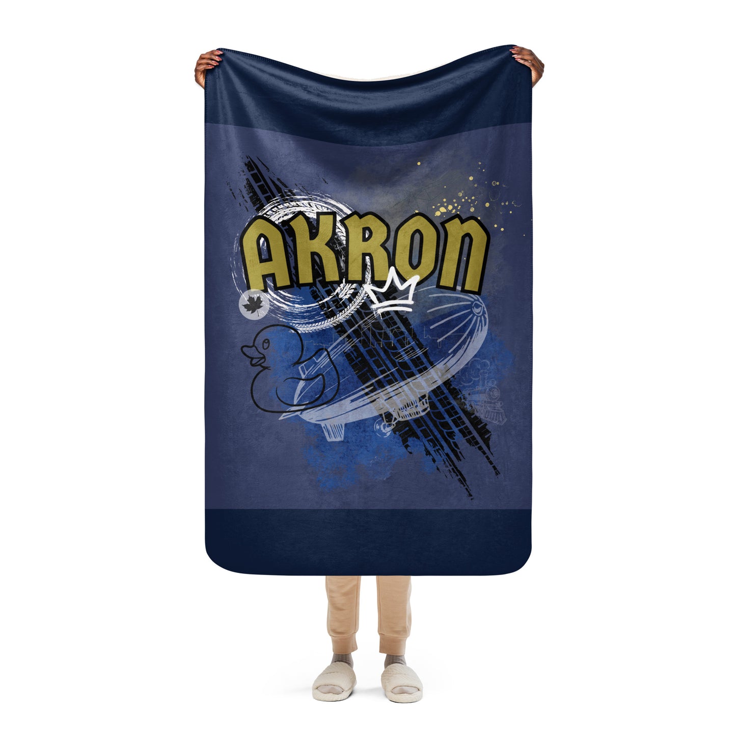 Akron Society Sherpa blanket