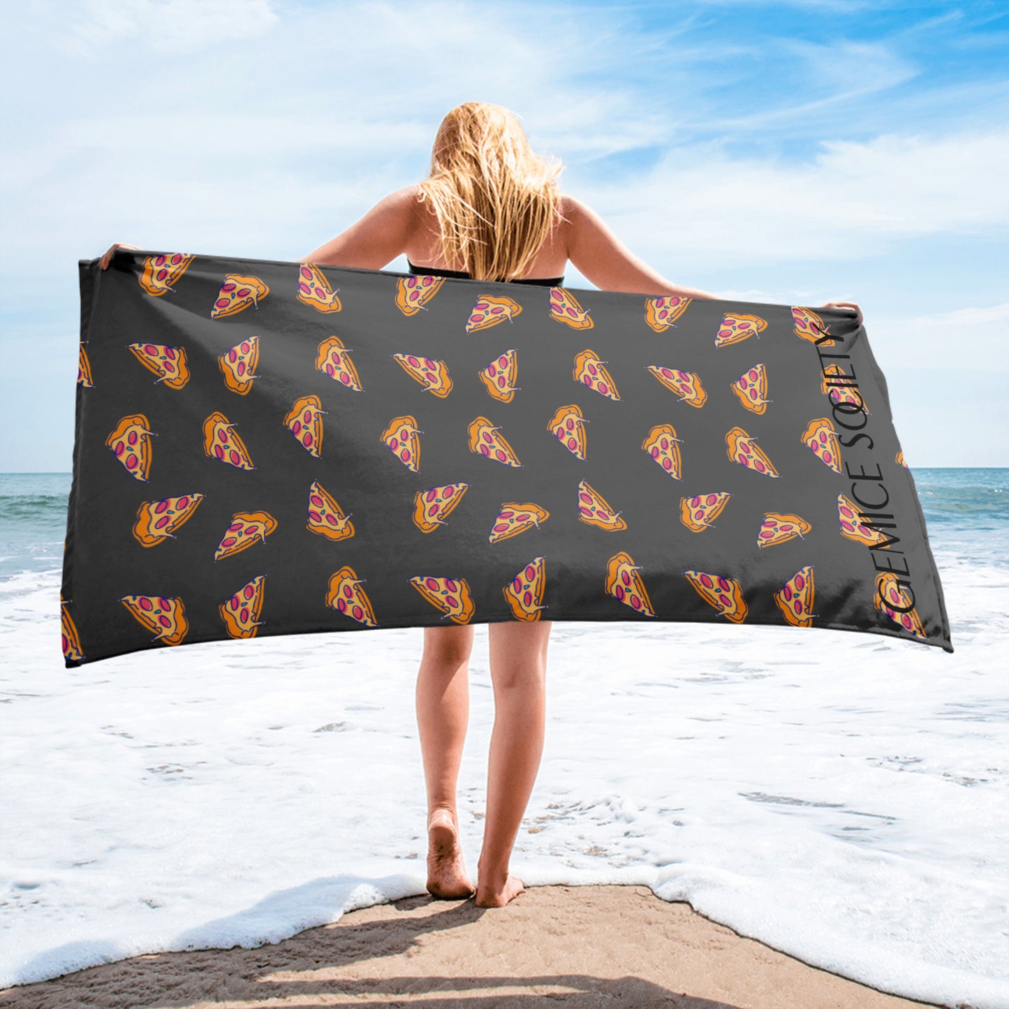 Pizza Beach Towel