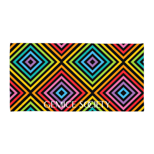 Rainbow Stripe Beach Towel