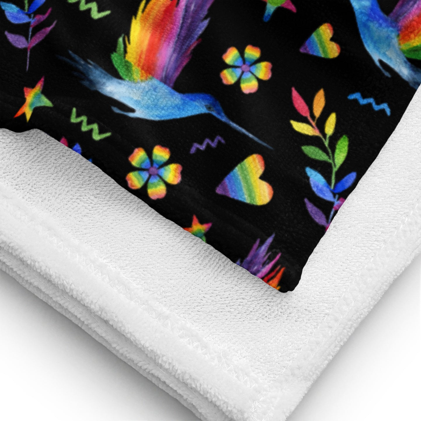 Pride Hummingbird  BeachTowel