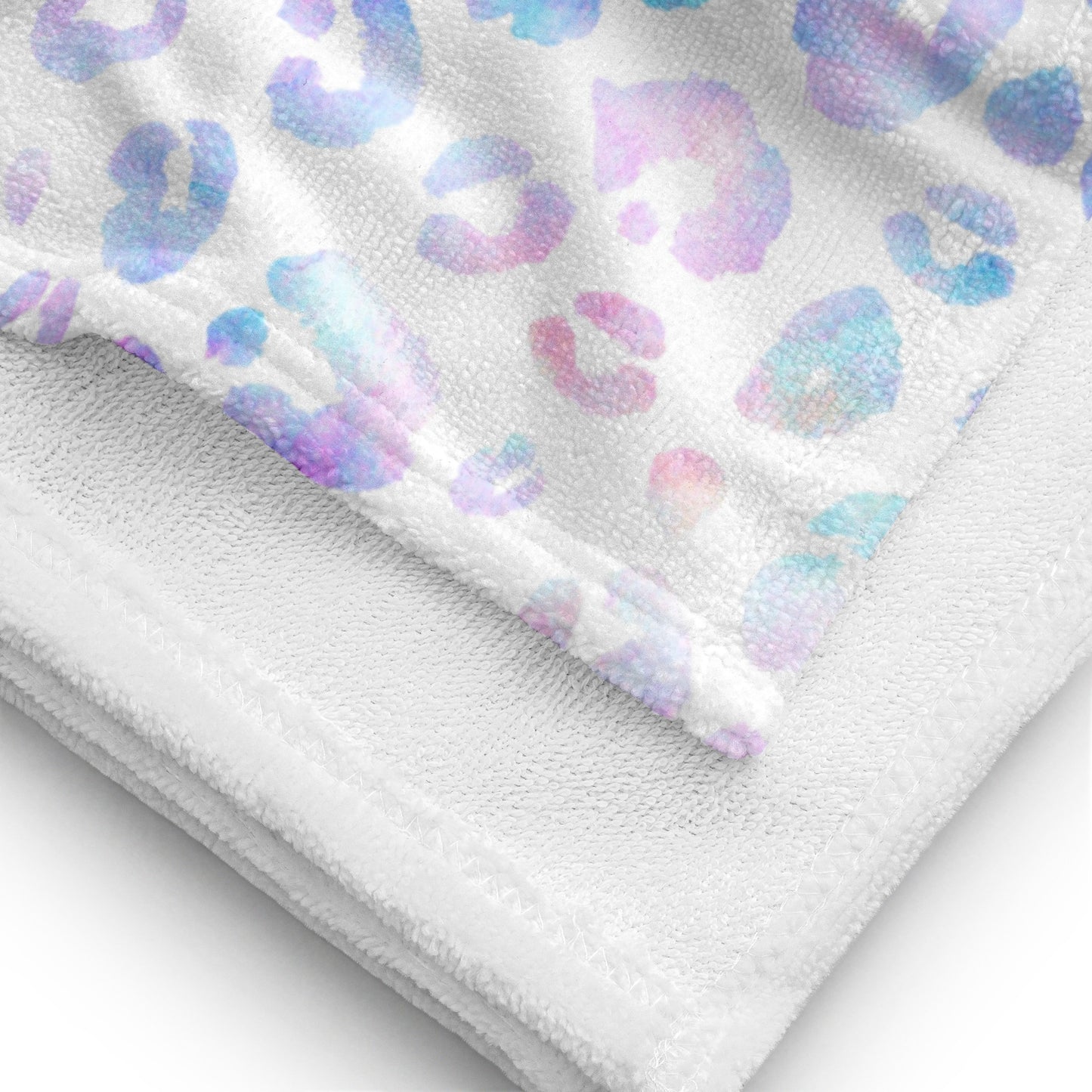 Leopard Watercolor Beach Towel