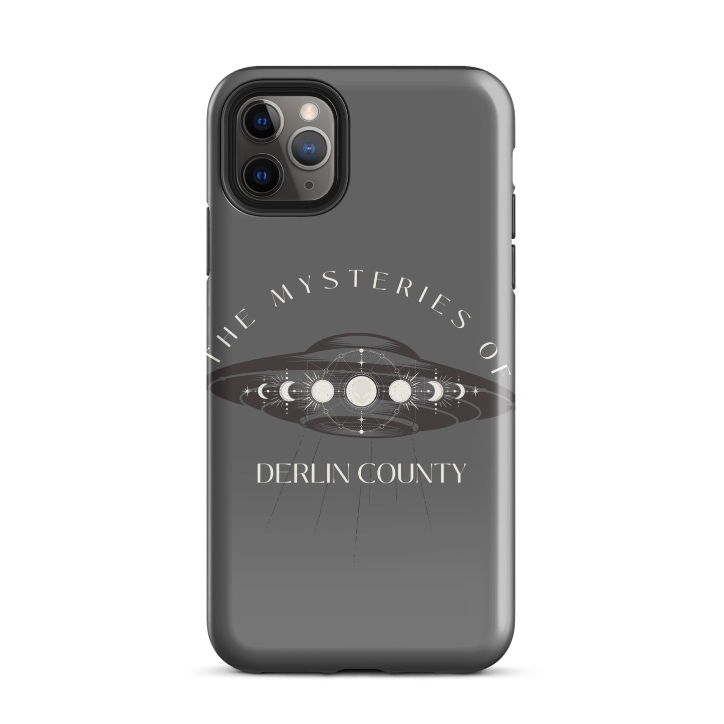 The Mysteries of Derlin County Space iPhone case