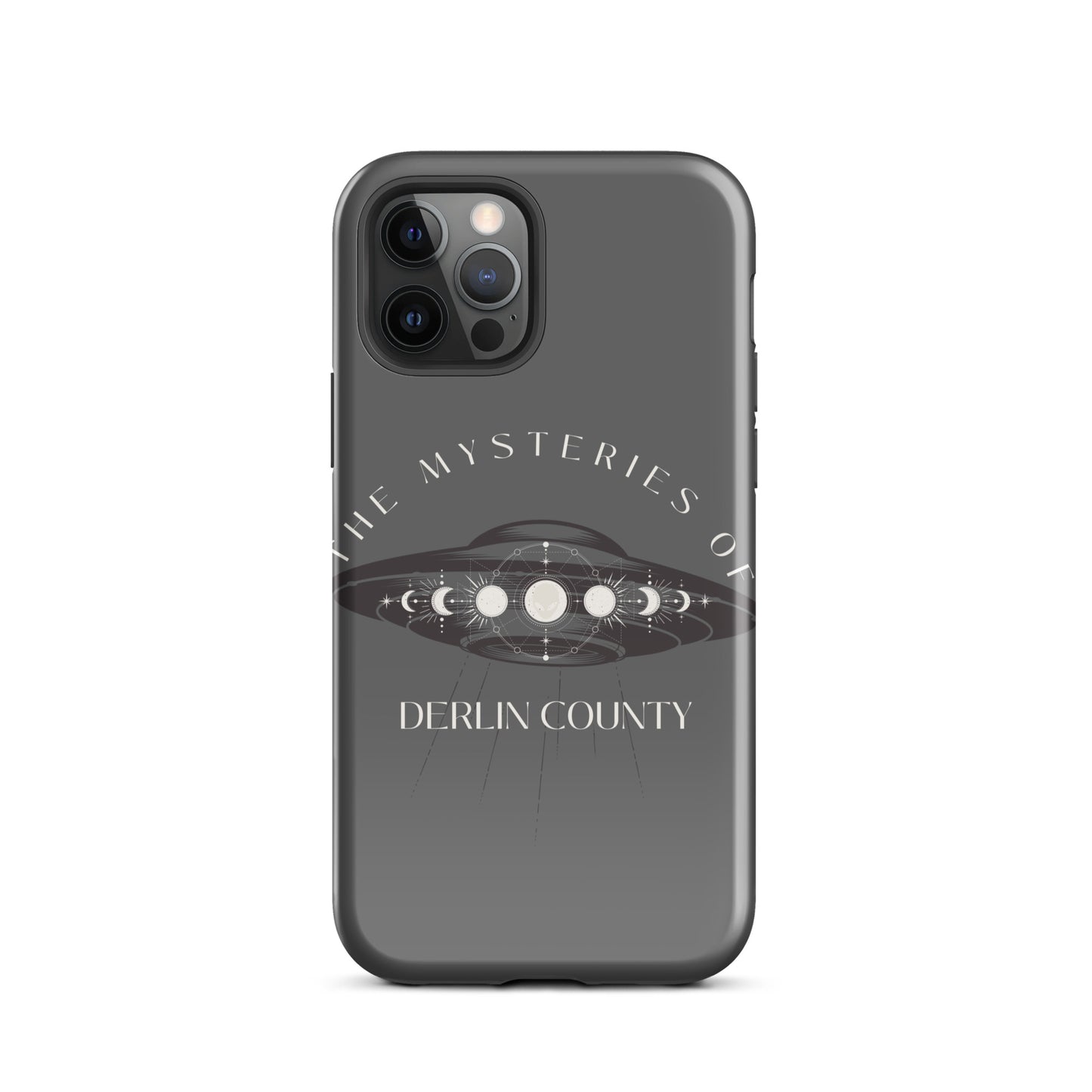 The Mysteries of Derlin County Space iPhone case