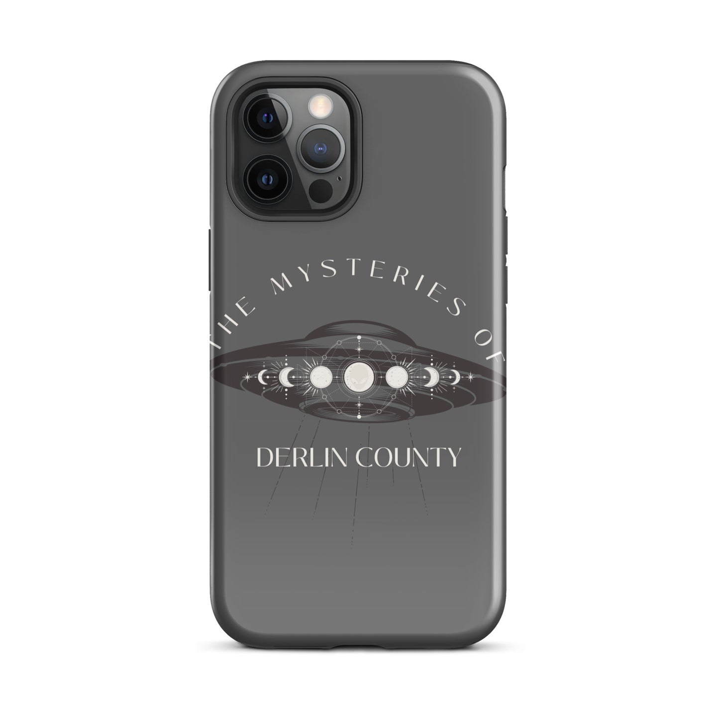 The Mysteries of Derlin County Space iPhone case