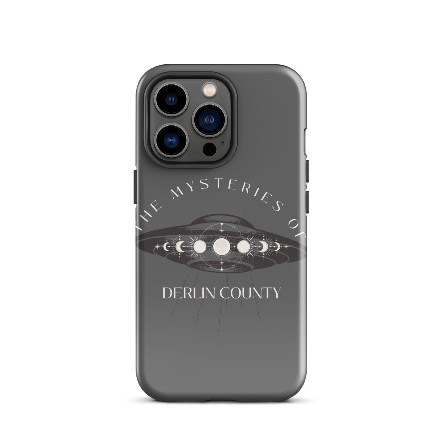 The Mysteries of Derlin County Space iPhone case