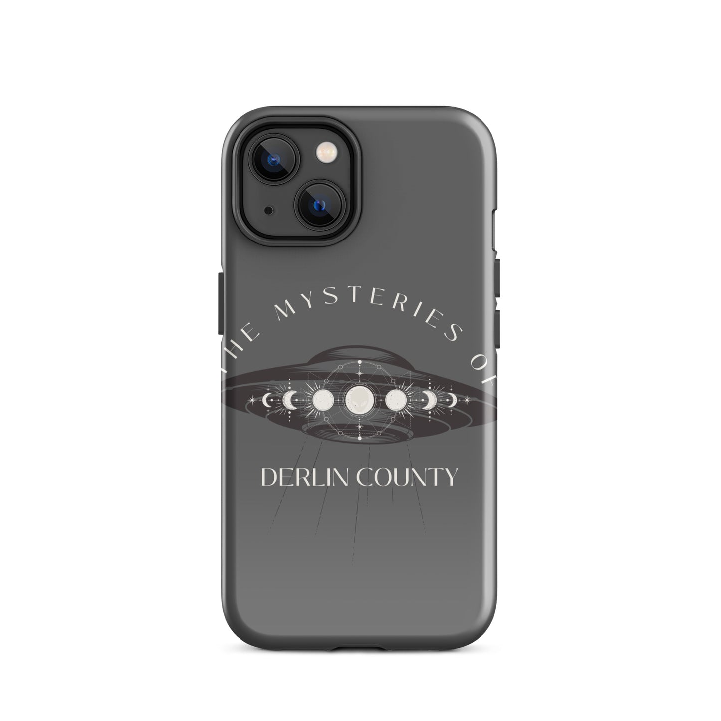 The Mysteries of Derlin County Space iPhone case