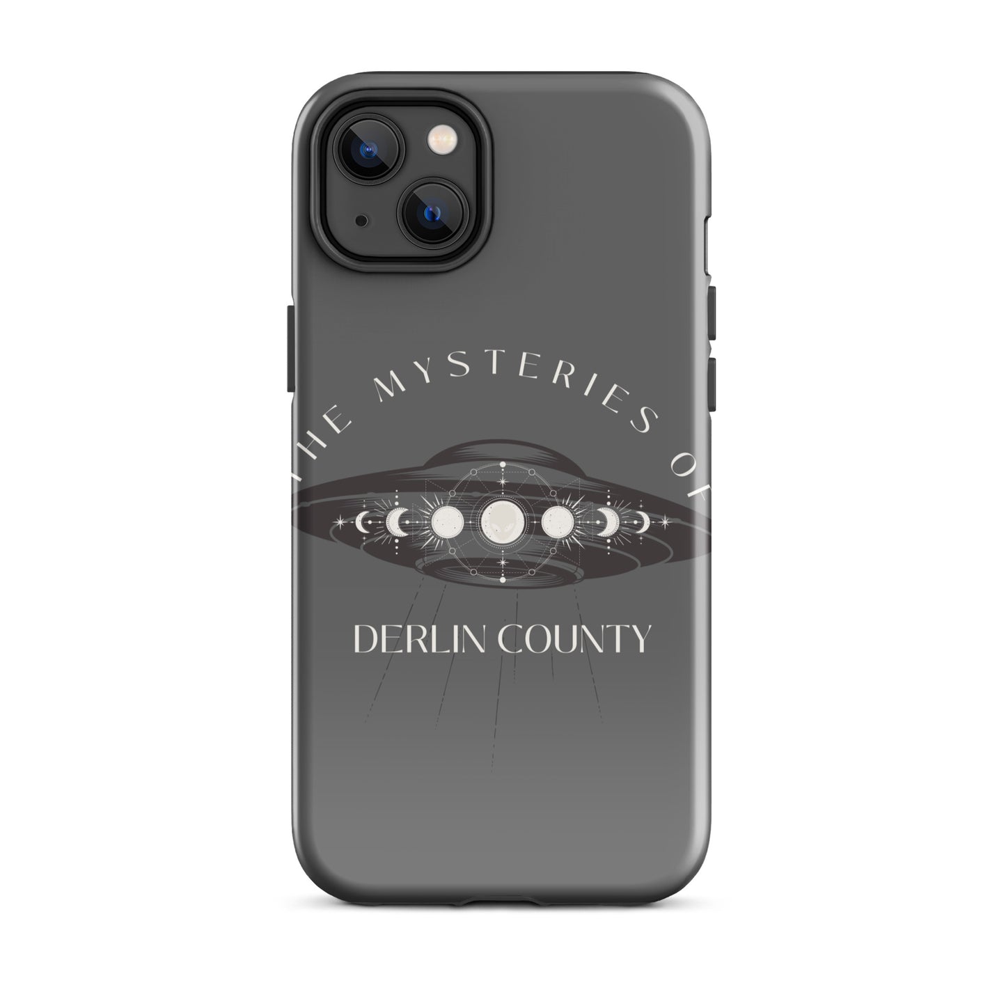 The Mysteries of Derlin County Space iPhone case