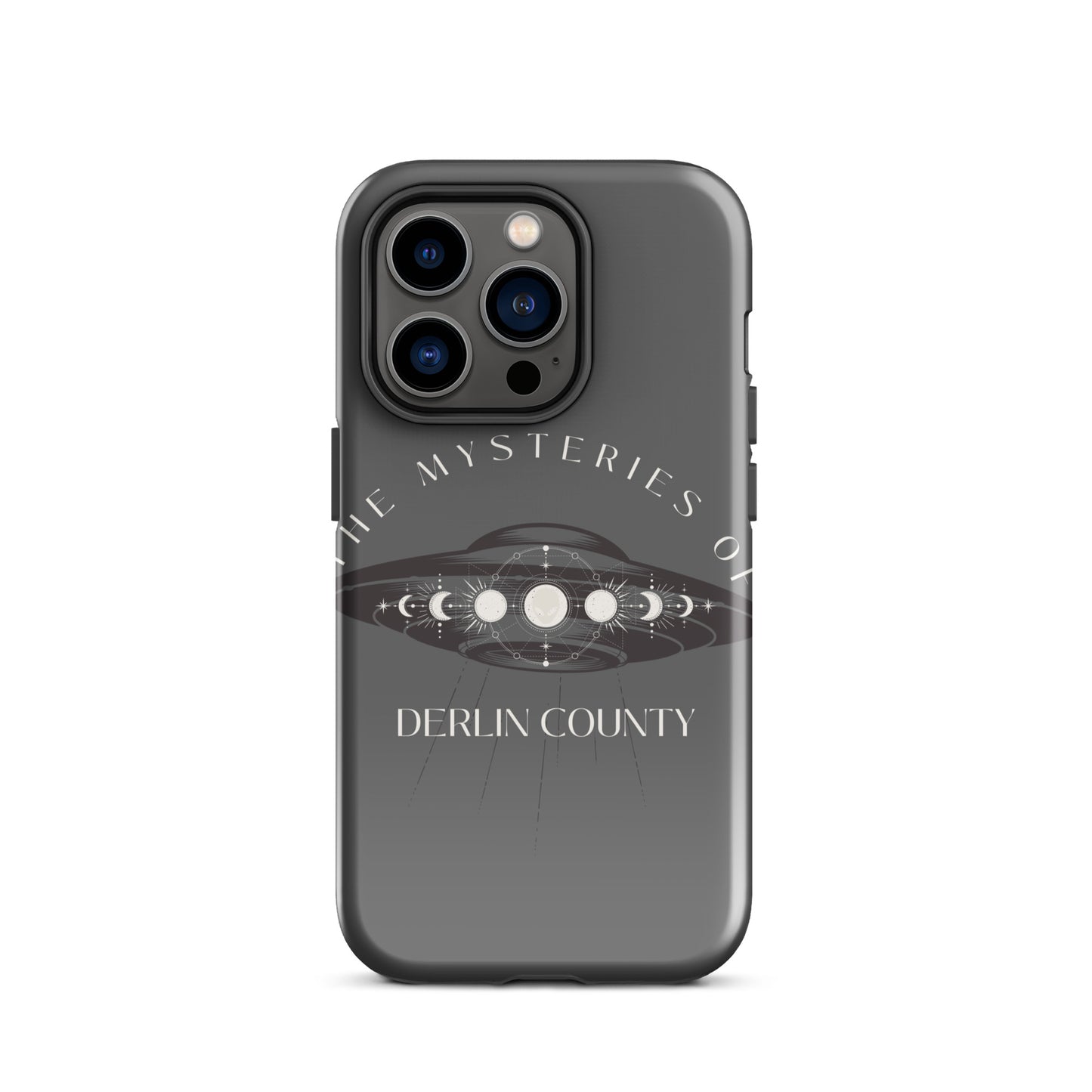 The Mysteries of Derlin County Space iPhone case