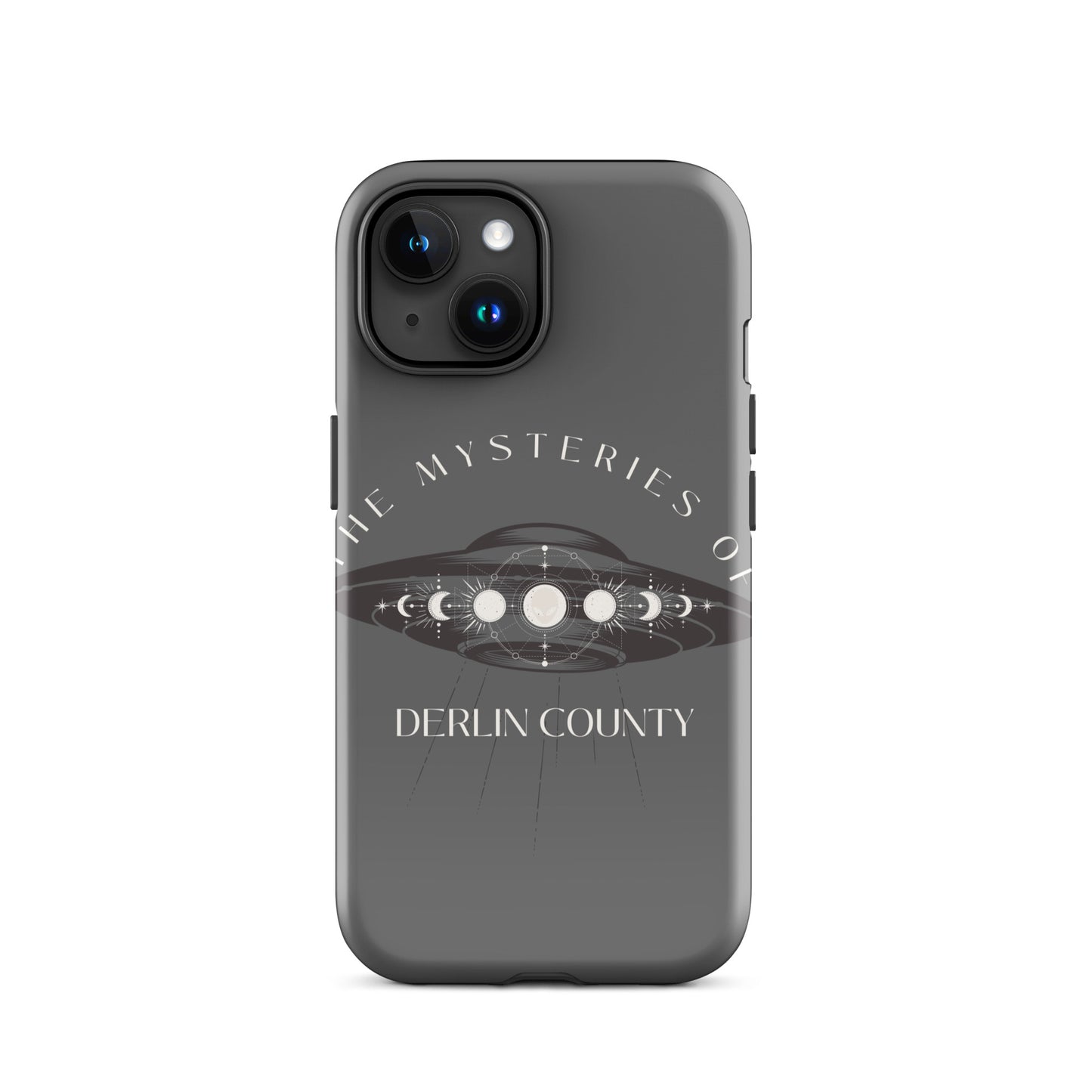 The Mysteries of Derlin County Space iPhone case