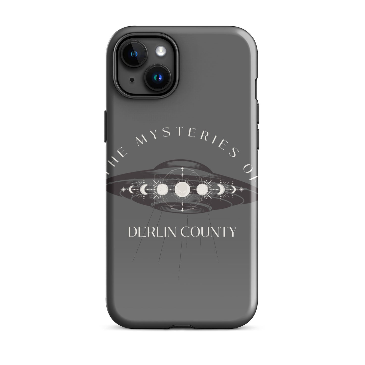 The Mysteries of Derlin County Space iPhone case