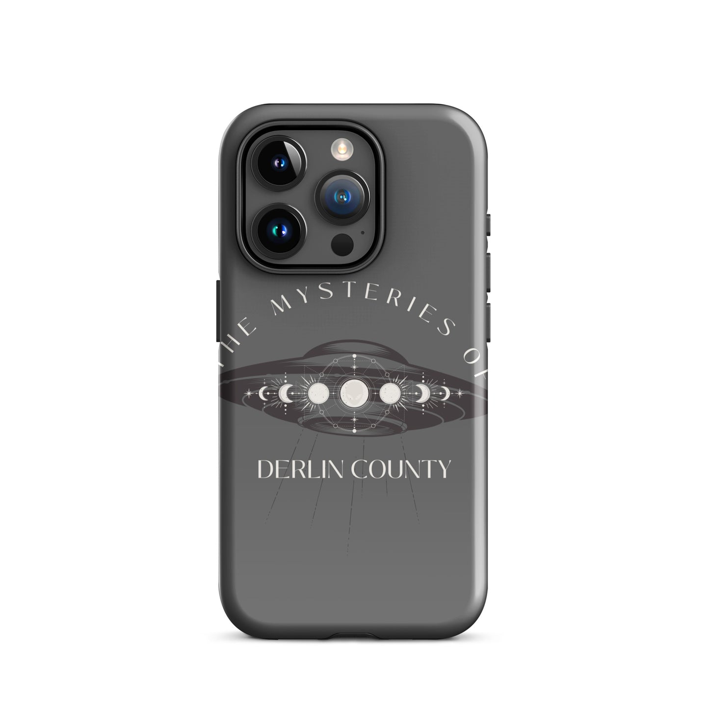 The Mysteries of Derlin County Space iPhone case