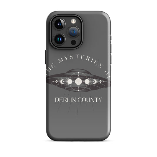 The Mysteries of Derlin County Space iPhone case