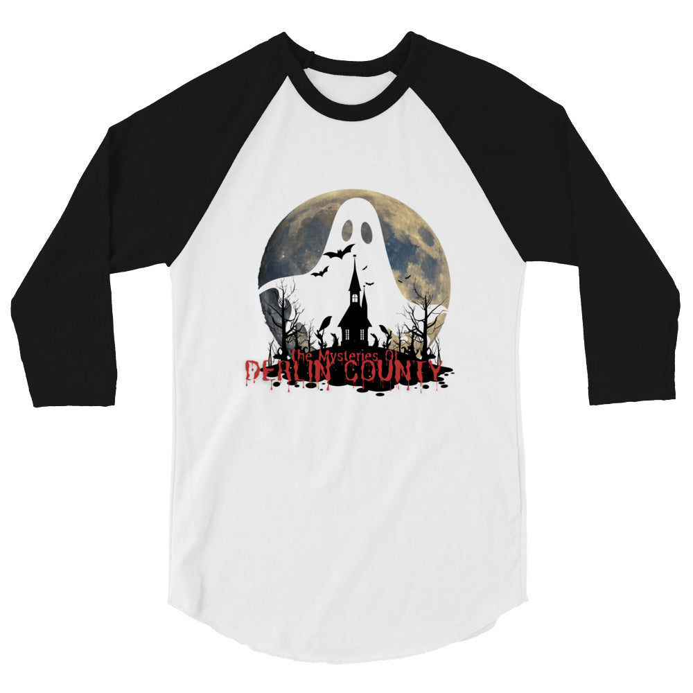 Derlin County Ghost Baseball Tee