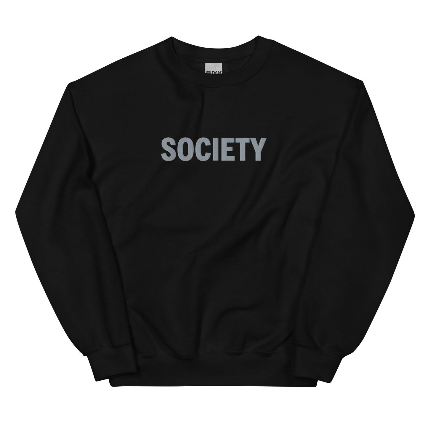 Society Embroidered Crewneck