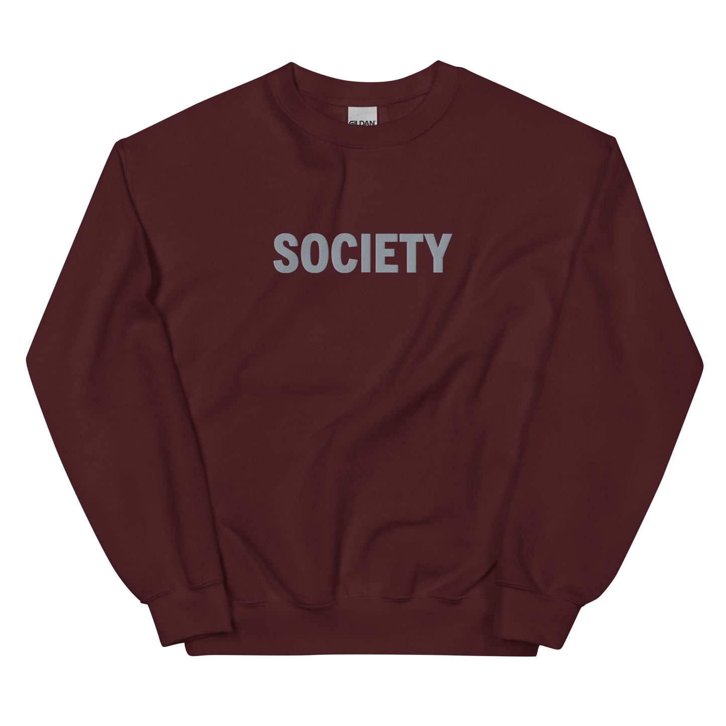 Society Embroidered Crewneck