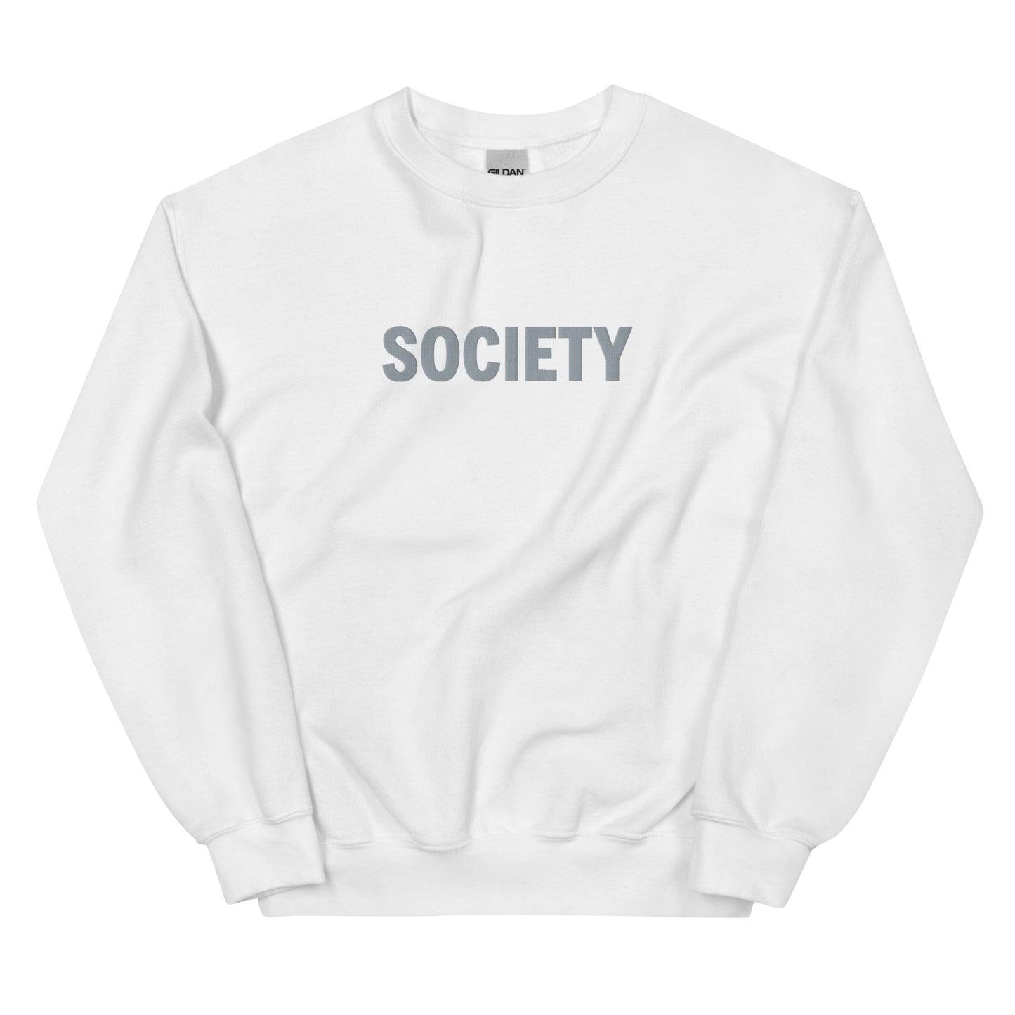 Society Embroidered Crewneck