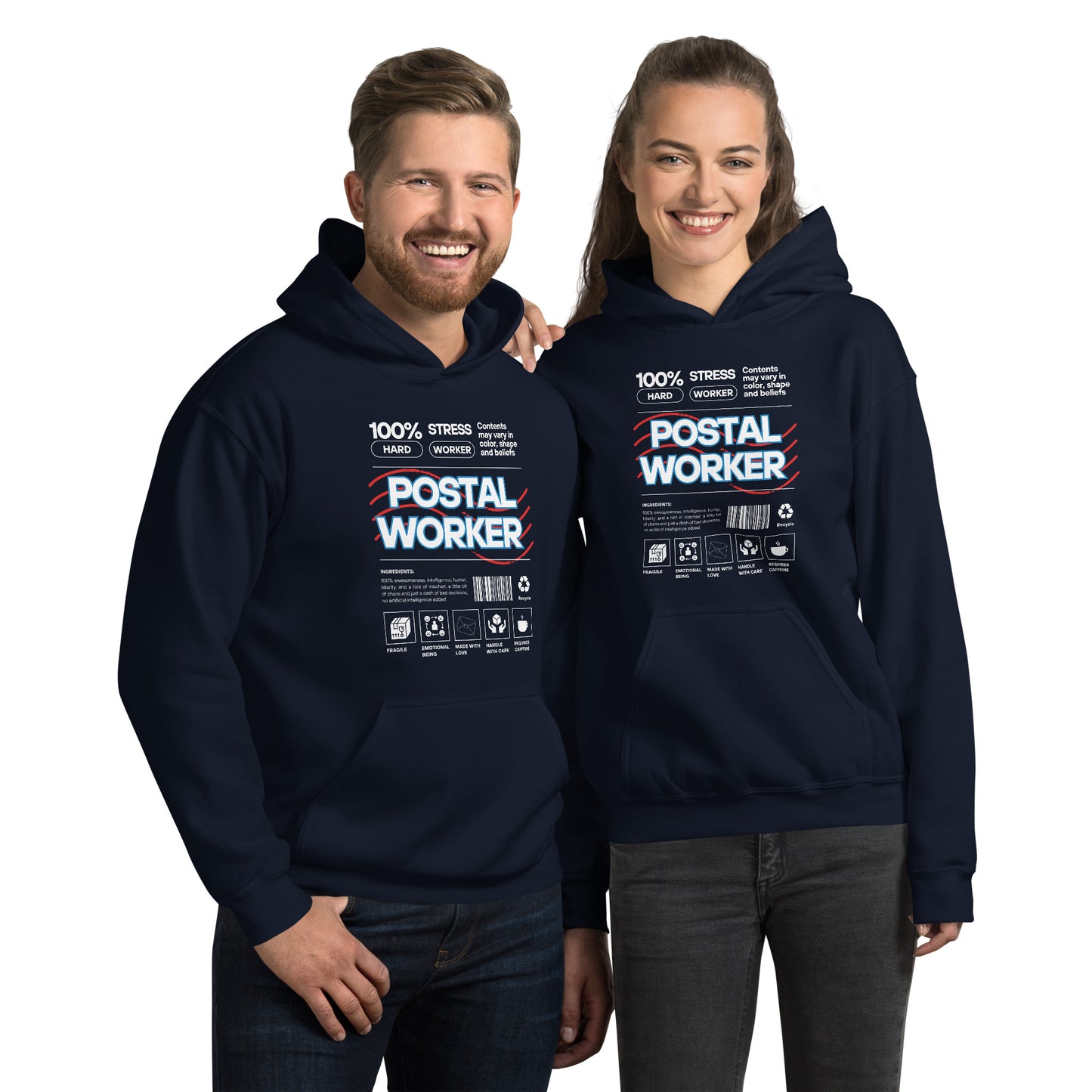 100% Postal Worker Hoodie