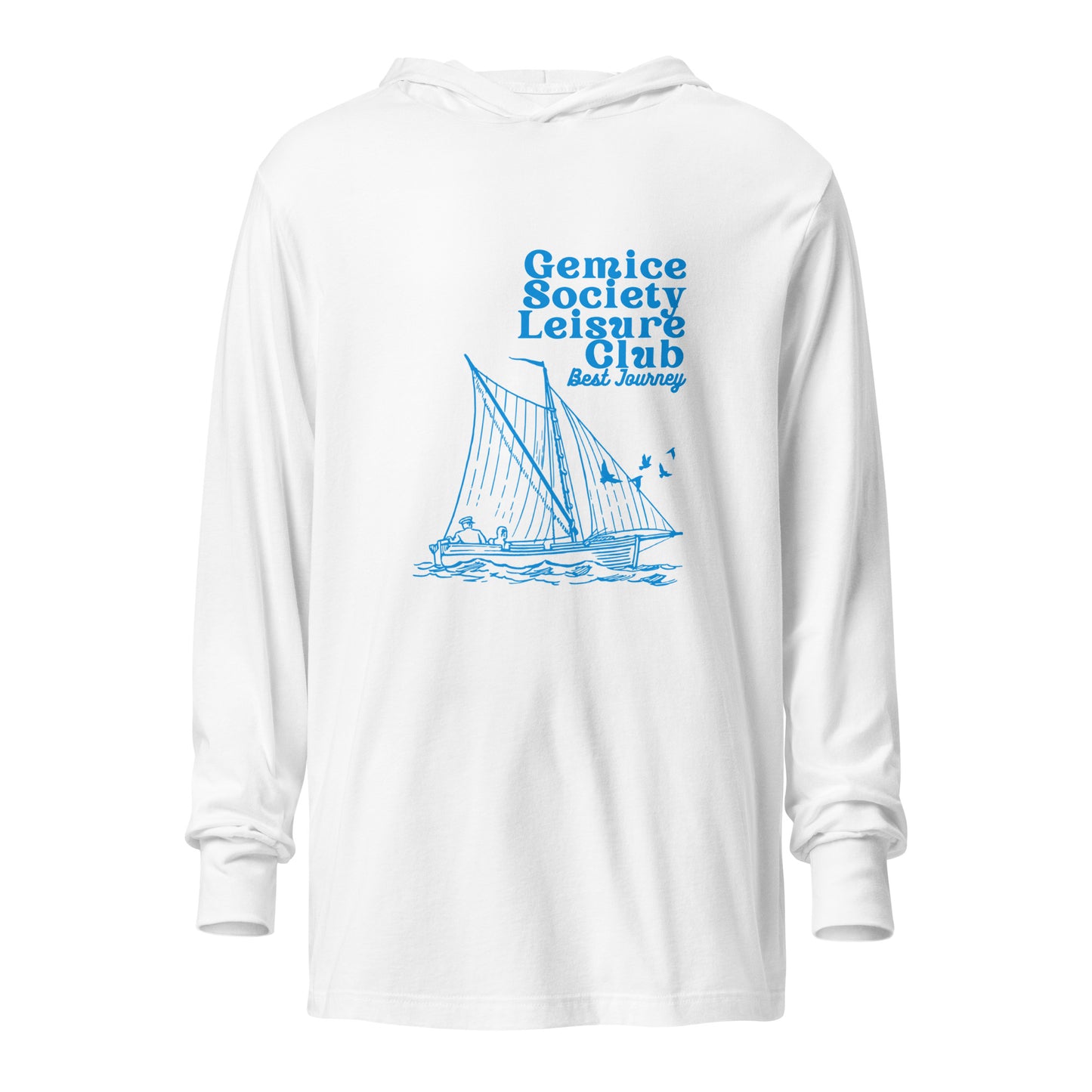 Gemice Society Leisure Club Hooded long-sleeve Tee