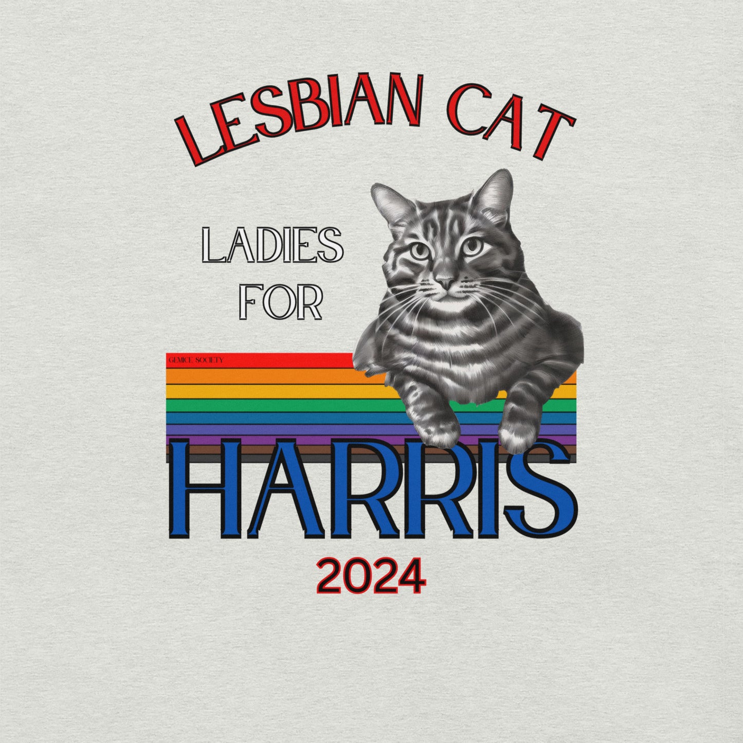 Lesbian Cat ladies for Harris T-shirt