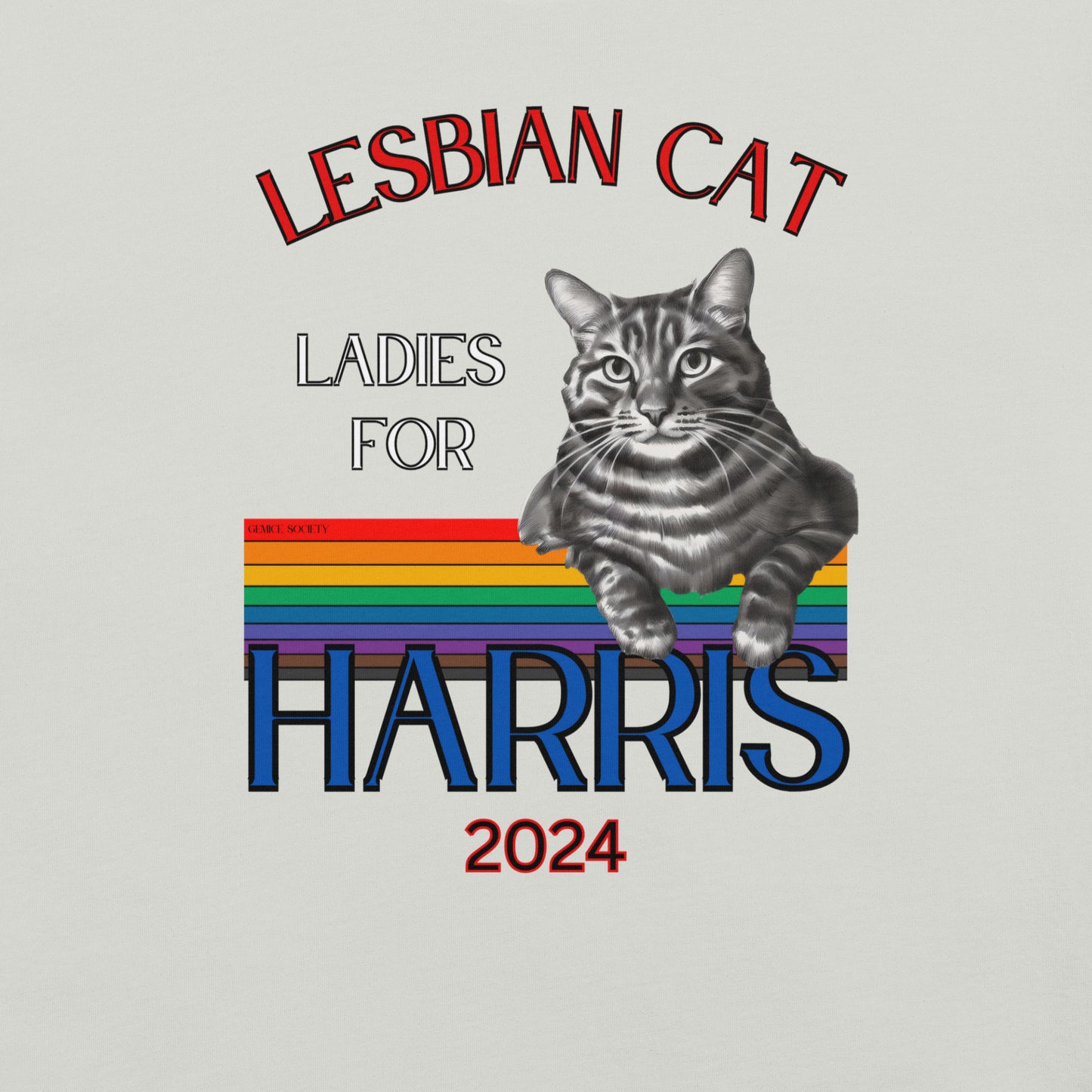 Lesbian Cat ladies for Harris T-shirt