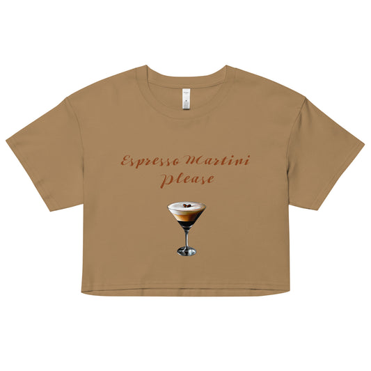 Espresso Martini Crop Tee