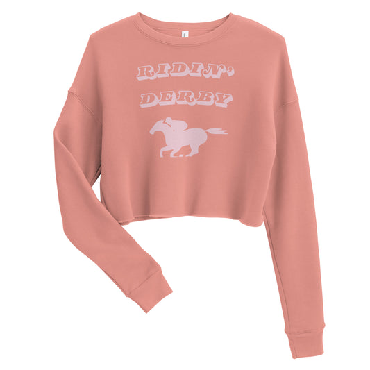 Ridin' Derby Crop Sweatshirt